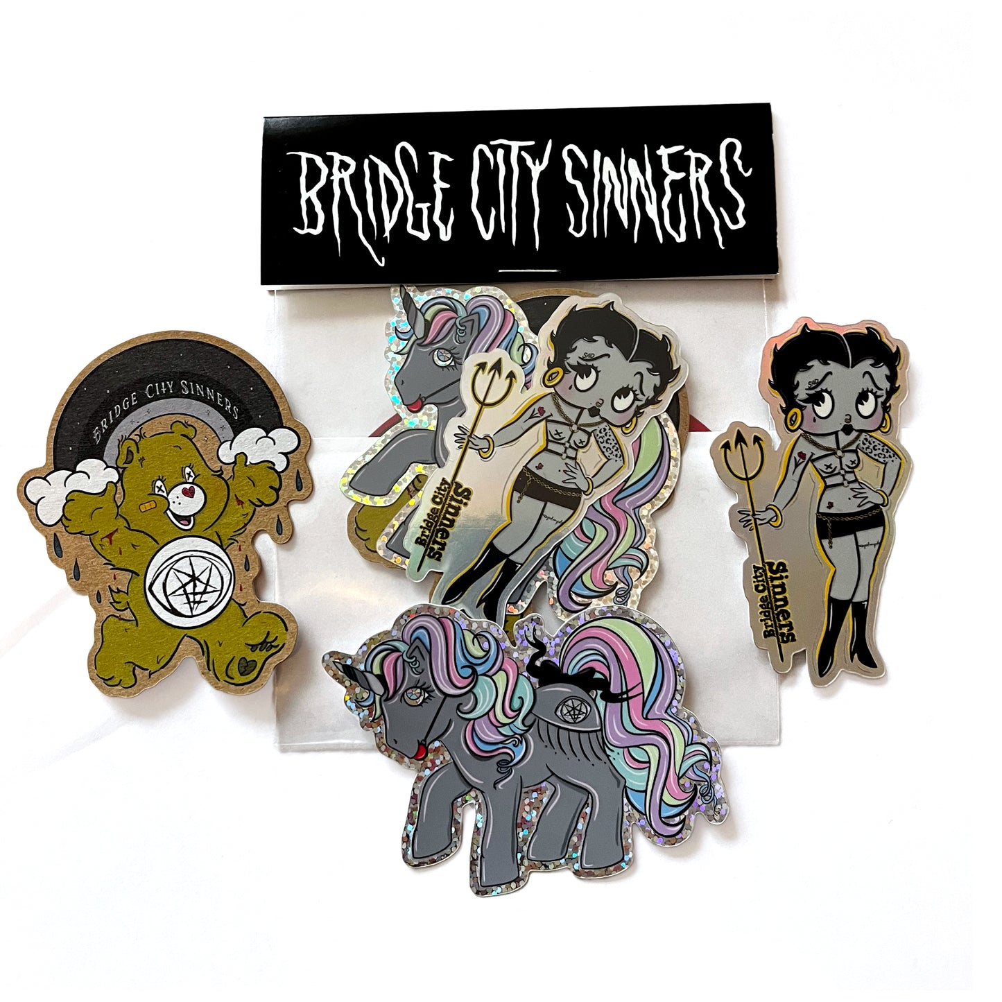 Bridge City Sinners - Sticker 3 Pack