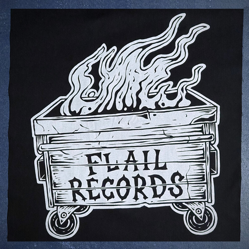 Flail Records - Large Back Patch Dumpsterfire