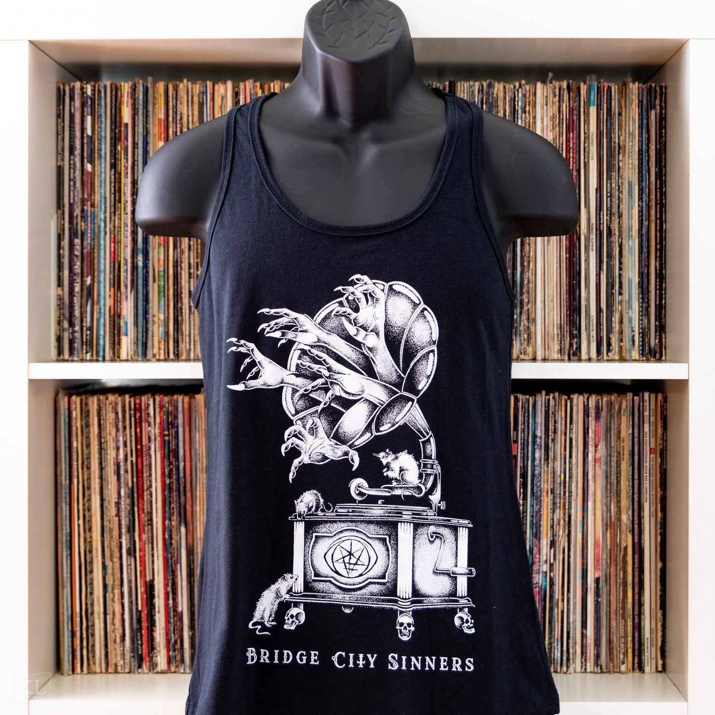 Bridge City Sinners - "Phonograph" Feminine Style Tank Top