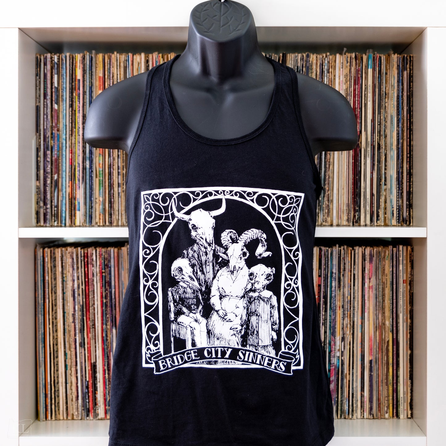 Bridge City Sinners - "Skull Family" Feminine Style Tank Top