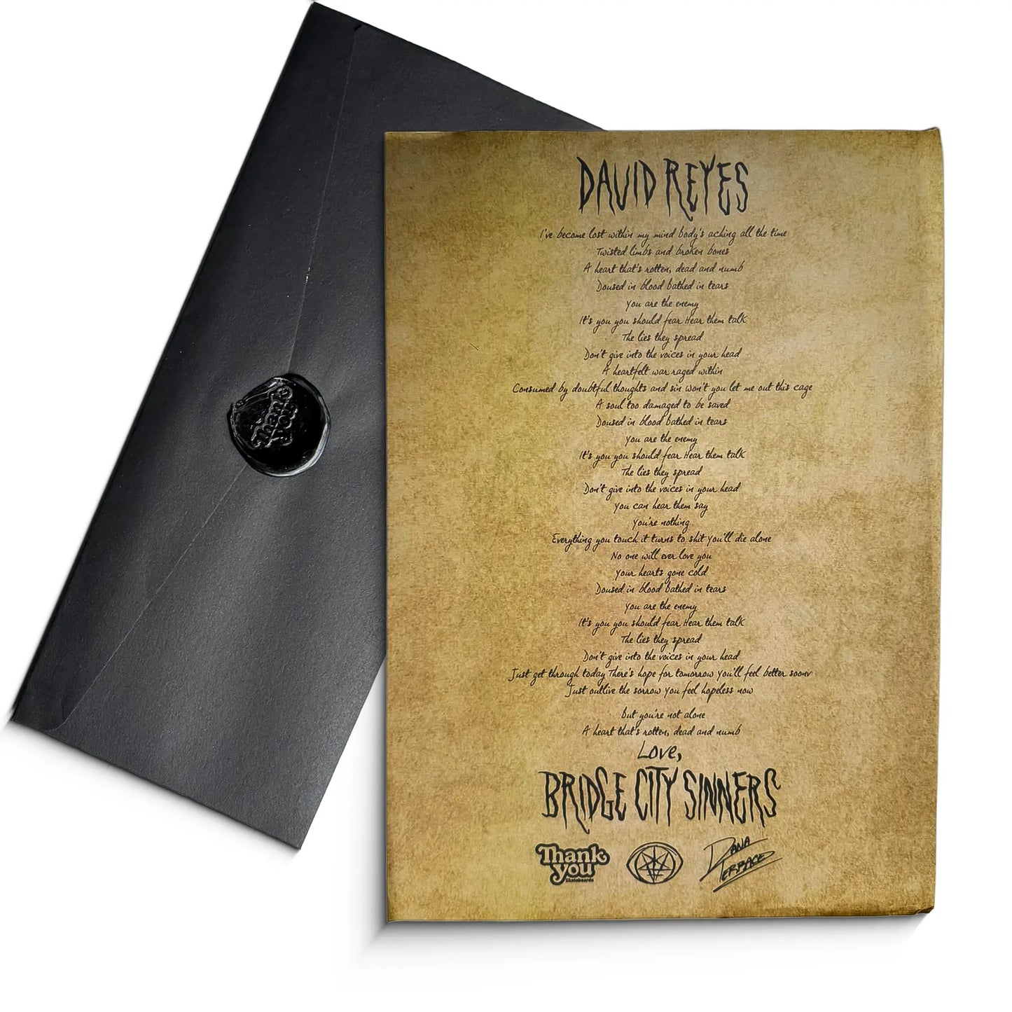 Bridge City Sinners - Signed Deck, Shirt, and Coffin Box Package