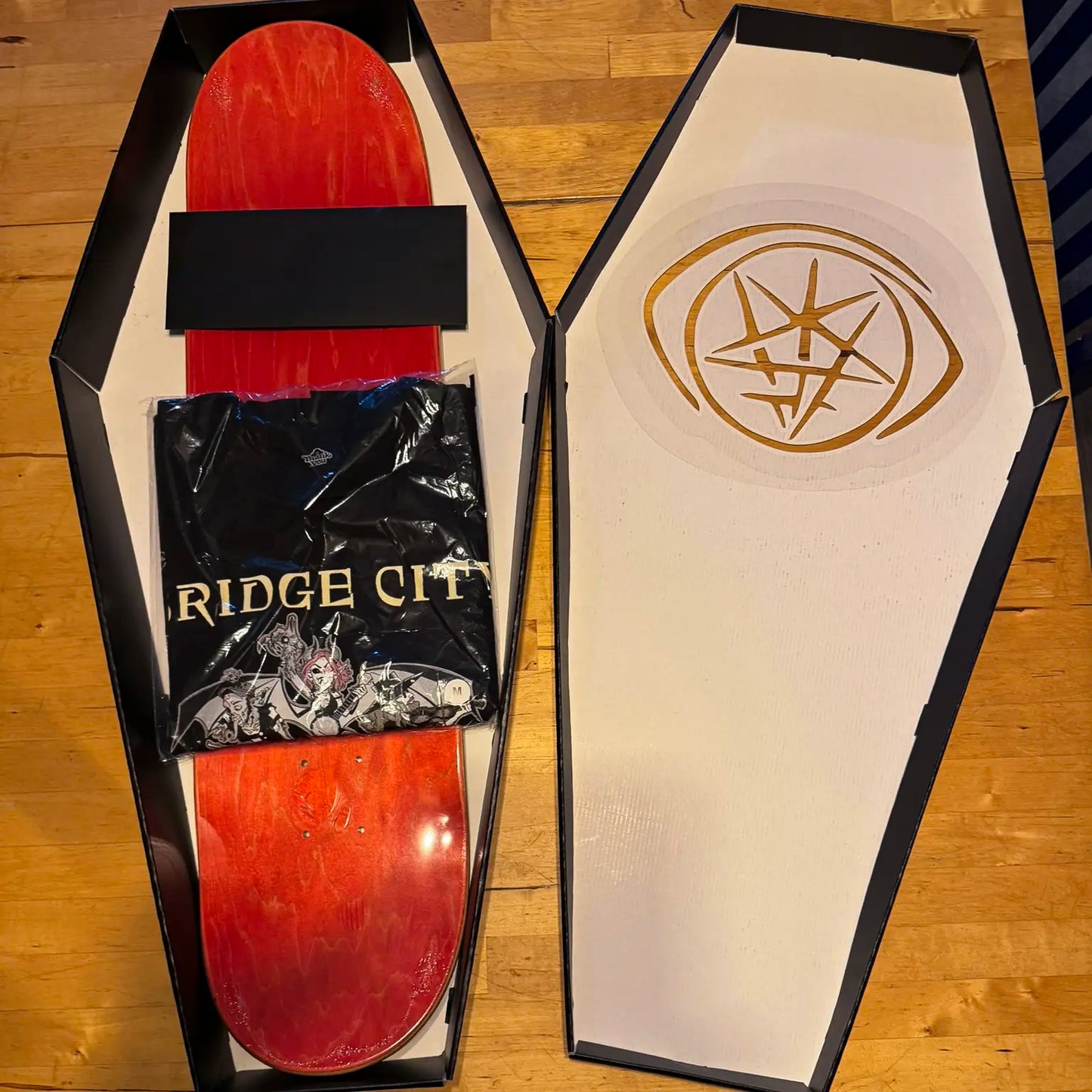 Bridge City Sinners - Signed Deck, Shirt, and Coffin Box Package