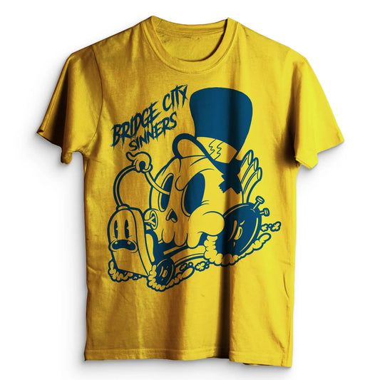 Bridge City Sinners - "Wild Ride" Yellow Shirt