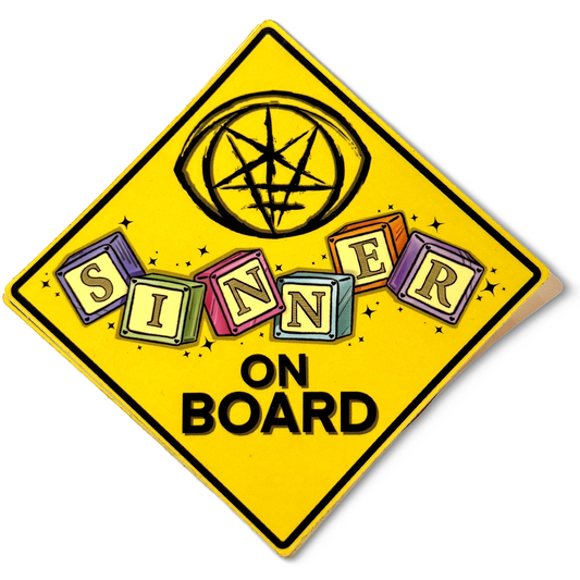 Bridge City Sinners - Sinner On Board sticker for My Voice Music