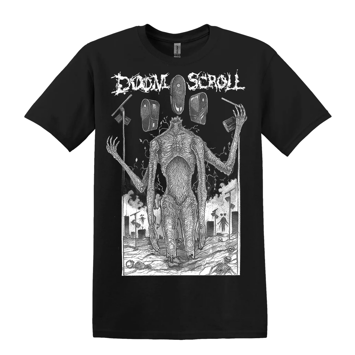 Uploaded: Doom_Scroll_-_Flock_Demon_-_Shirt.webp