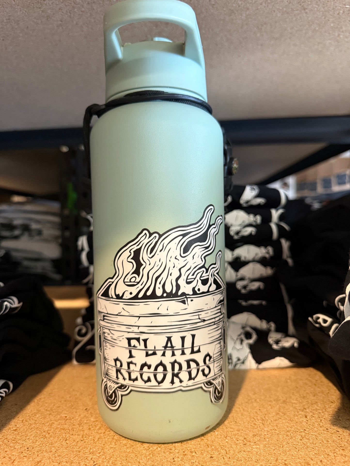 Flail Records Dumpster - 5" Die Cut stickers