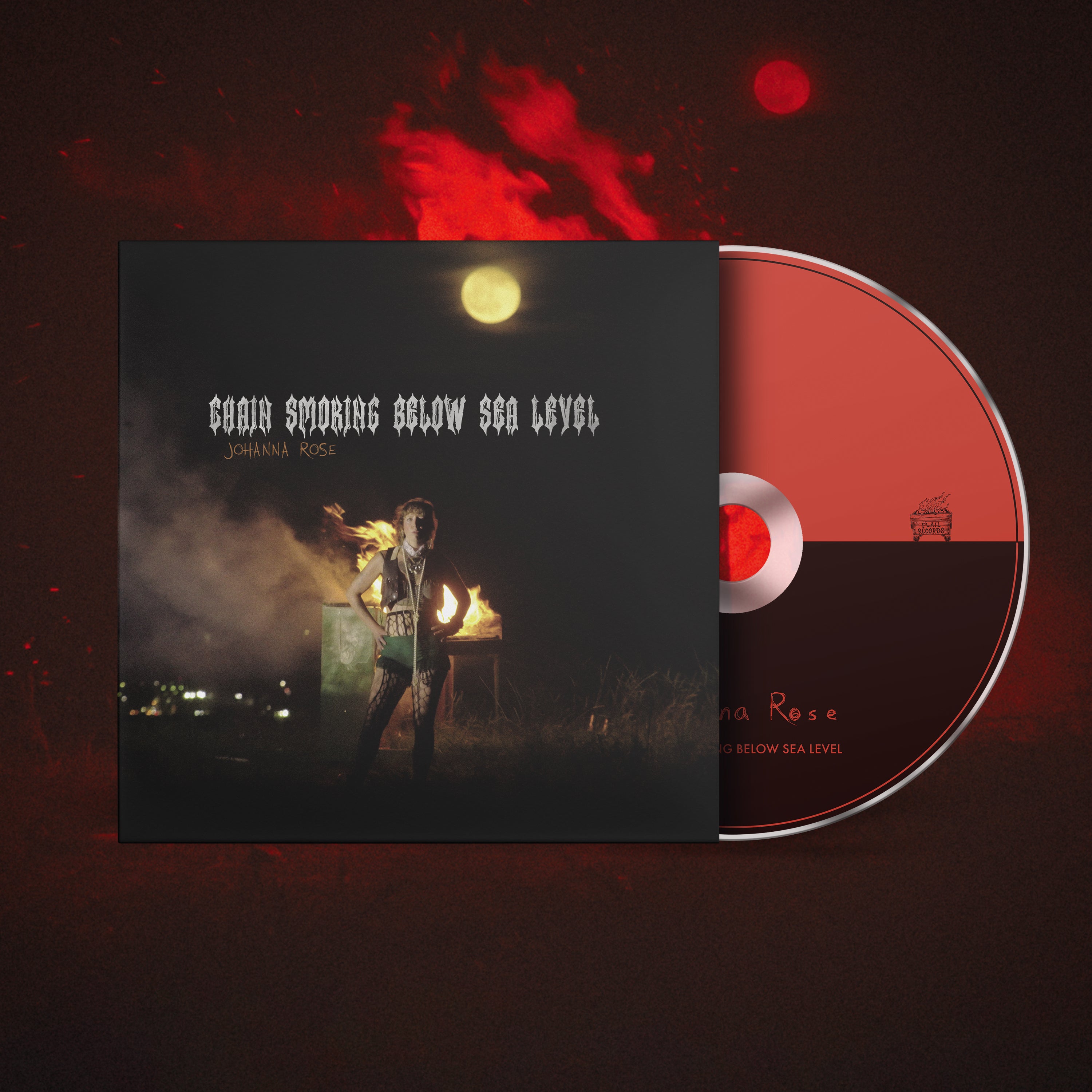 Johanna Rose - Chain Smoking Below Sea Level - CD – Flail Records
