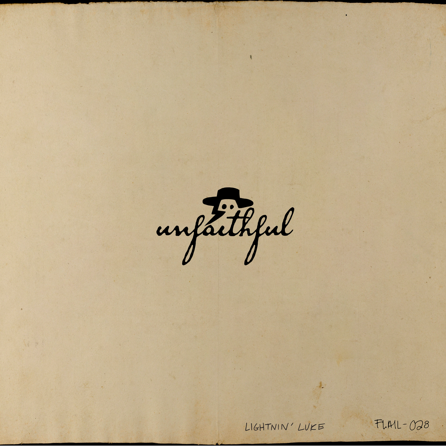 Lightnin' Luke: "Unfaithful" - 10" Vinyl