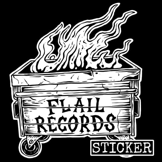 Flail Records - "Dumpster Fire" Sticker