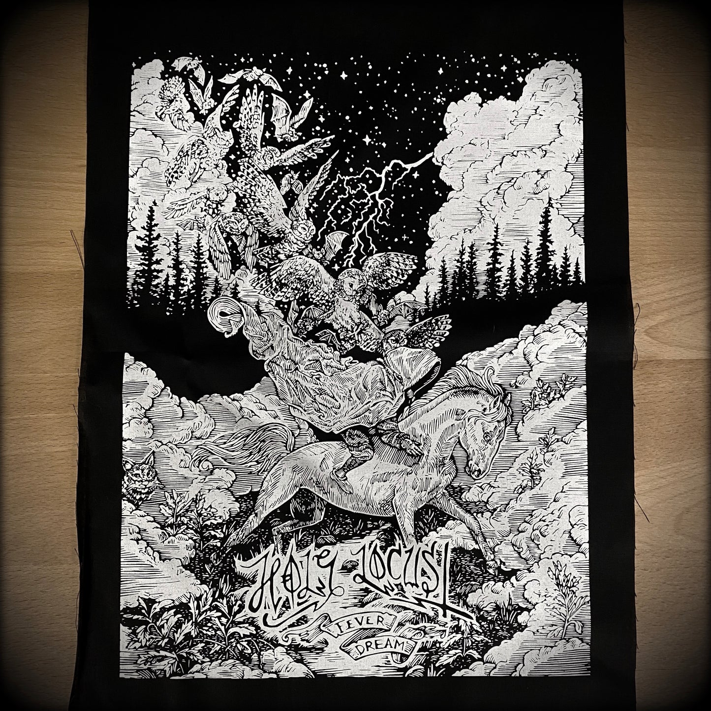 Holy Locust - Fever Dream - Back Patch - 10" x 14"